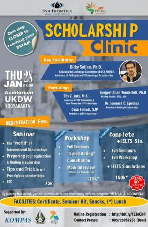 Scholarship Clinic di Auditorium UKDW