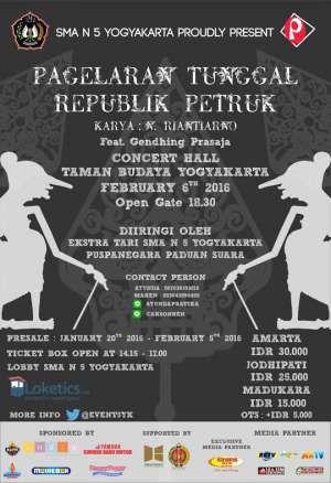 Pagelaran Tunggal REPUBLIK PETRUK