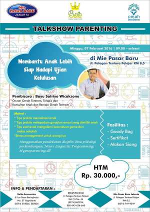 Talkshow Membantu Anak Lebih Siap Hadapi Ujian Kelulusan