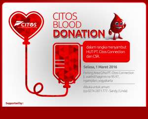 Donor Darah di PT. Citos Connection