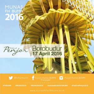 Festival penjor 2016 di candiborobudur 