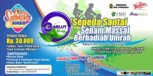 Sepeda Santai dan Senam Massal - Ngepit Bersama ke Baitullah 
