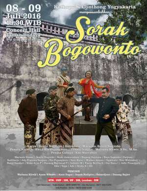 8-9 Juli pkl 19.30 | Kethoprak Conthong w/ Marwoto Klewer, Den Baguse Ngarso dkk di TBY | HTM 50K 30K 20K