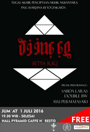 Pementasan Komposisi Gamelan "Ji Ing Go"