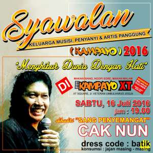 Syawalan bersama Cak Nun