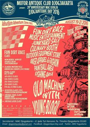 Djogjantique Day 2016 MAC Djogja | 19-21 Agustus 2016 |Adisutjipto Adventure Zone