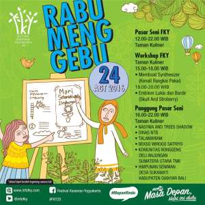 Rangkaian Acara FKY 28 'RABU MENGGEBU' | 24 Agustus 2016 | Taman Kuliner Condong Catur