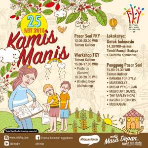 KAMIS MANIS | FKY28 | 25 Agustus 2016 | Taman Kuliner Condong Catur & Tembi Rumah Budaya