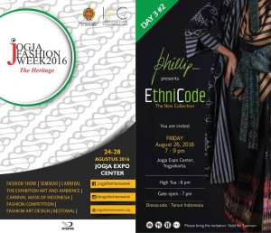 'Ethnic Code' by Phillip Iswardono | Jogja Fashion Week | 26 Agustus 2016 | JEC | 19.00 WIB