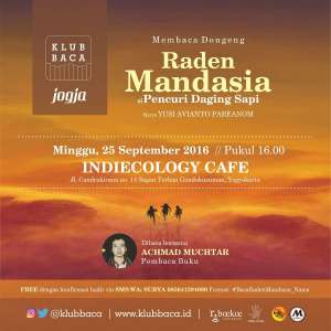 Membaca Dongeng 'Raden Mandasia si Pencuri Daging Sapi' | 25 September 2016 | 16.00 WIB | Indiecology Cafe