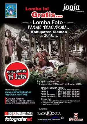 Lomba Foto Pasar Tradisional Kabupaten Sleman 2016