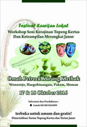 Festival Kearifan Lokal | 17 - 18 Oktober 2016 | Omah Petroek Karang Klethak 