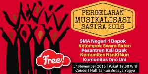 Pergelaran Musikalisasi Sastra 2016