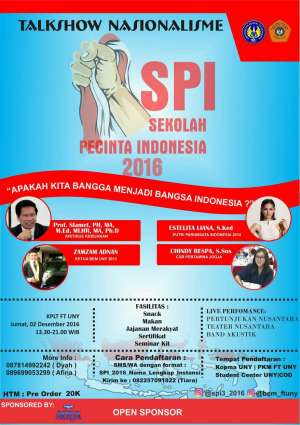 Talkshow Nasionalisme "Apakah Kita Bangga Menjadi Bangsa Indonesia"