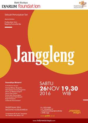 Pertunjukan Tari "Janggleng"