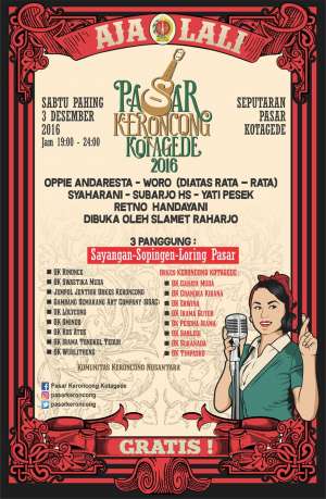 Pasar Keroncong Kotagede 2016