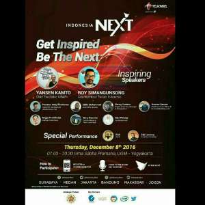 "Get Inspired Be The Next" with Inspiring Speakers Yansen Kamto & Roy Simangunsong