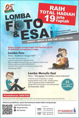 Lomba Menulis Esai Dengan Tema Menggagas Pendidikan Untuk Indonesia