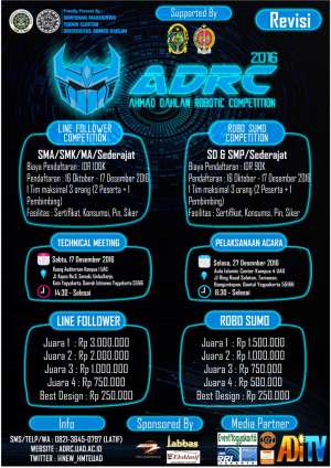 Ahmad Dahlan Robotic Competition 2016