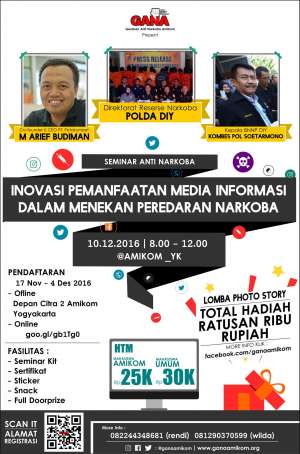 Seminar Anti Narkoba "Inovasi Pemanfaatan Media Informasi dalam Menekan Peredaran Narkoba"