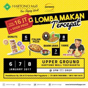 Lomba Makan Tercepat Total Hadiah 16jt + Doorprize