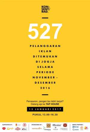 Diskusi Pelanggaran Iklan di Jogja