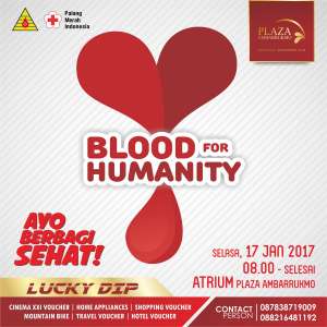 Donor Darah "Blood For Humanity"