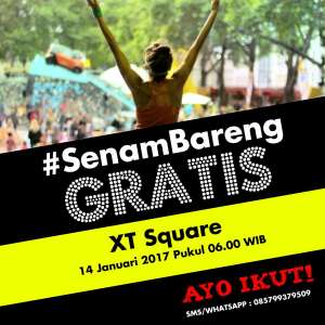 #Senam Bareng Gratis 