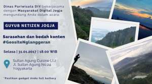 Guyub Netizen Jogja Sarasehan dan Bedah Konten #GeositeNglanggeran