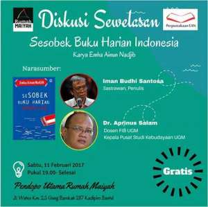 Diskusi Sewelasan "Sesobek Buku Harian Indonesia" karya Emha Ainun Nadjib