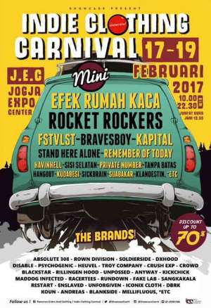 Indie Clothing Carnival with Efek Rumah Kaca, Rocket Rockers, dll