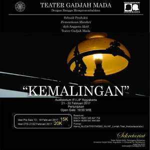 Teater Gadjah Mada mempersembahkan "Kemalingan"