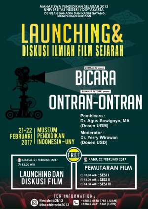 Launching dan Diskusi Ilmiah Film Sejarah