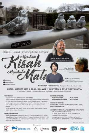 Diskusi Buku & Coaching Clinic Fotografi " Merekam Kisah Membuka Mata "