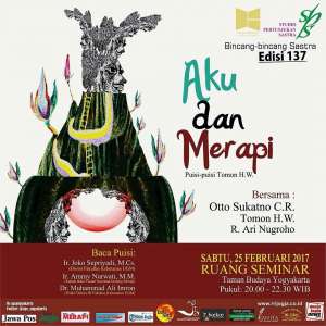Bincang-bincang sastra edisi 137 " Aku dan Merapi "