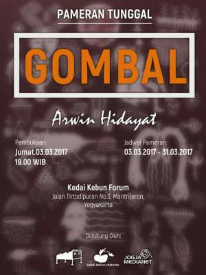 Pameran tunggal Arwin Hidayat "Gombal"