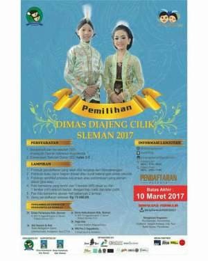 Pemilihan Dimas & Diajeng Cilik Sleman  2017