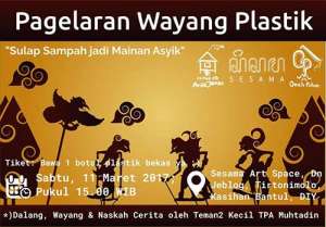 Pagelaran Wayang Plastik