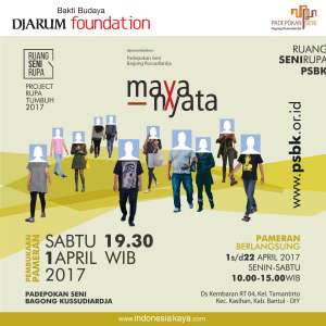 Pembukaan Pameran Maya X Nyata Bagong Kusudiardja