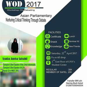 Workshop On Debating 2017