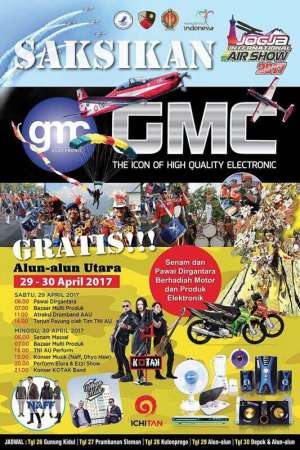 Jogja Air Show 2017 menampilkan GMC