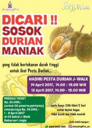 Durian Maniak di J-Walk Jogja