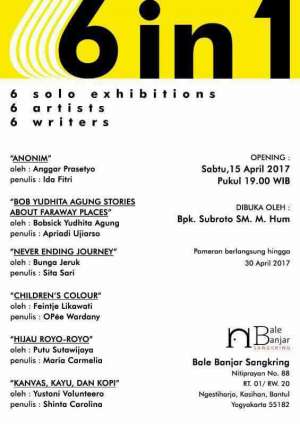 Pameran 6 in 1 di Bale Banjar Sangkring