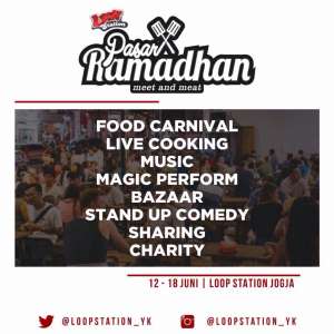Pasar Ramadhan "Meet and Meat" di Loop Station Jogja