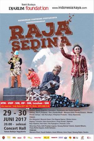 Pagelaran Kethoprak Conthong mempersembahkan ‘Raja Sedina’