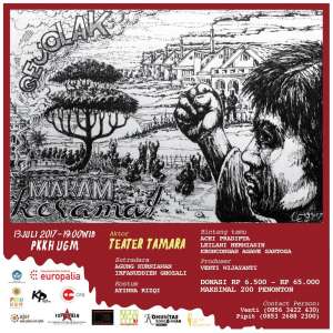 Teater Tamara mempersembahkan Gejolak Mataram Keramat