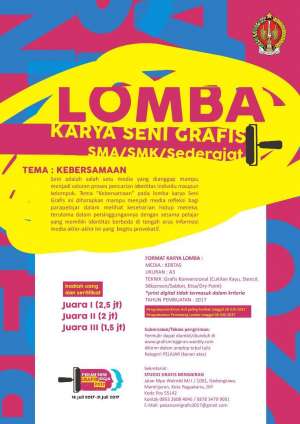 Lomba Karya Seni Grafis Tingkat SMA/SMK/sederajat