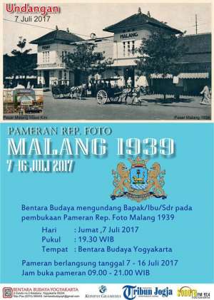 Pameran Rep. Foto Malang 1939 di BBY