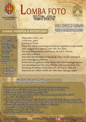 Lomba Foto di Festival Jogja Tempo Doeloe