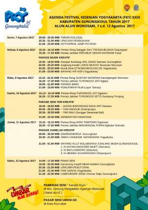 AGENDA FKY 29 GUNUNGKIDUL